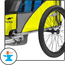 Model A Child Bicycle Trailer & Stroller Conversion Kit | Copilot