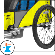 Model A Child Bicycle Trailer & Stroller Conversion Kit | Copilot